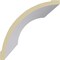 Ekena Millwork 8 1/2"H x 8 1/2"P x 12"F x 94 1/2"L Medway Traditional Smooth Crown Moulding MLD08X08X12ME - alternate 4